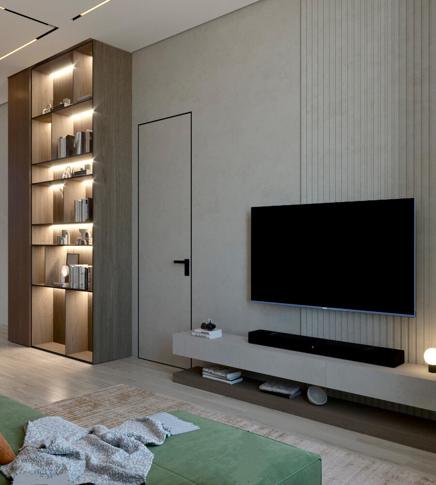 Фотография: Гостиная в стиле Современный, Минимализм, Квартира, Проект недели, 3 комнаты, 60-90 метров, Вера Шеверденок – фото на INMYROOM Фотография: Гостиная в стиле Современный, Минимализм, Квартира, Проект недели, 3 комнаты, 60-90 метров, Вера Шеверденок – фото на INMYROOM