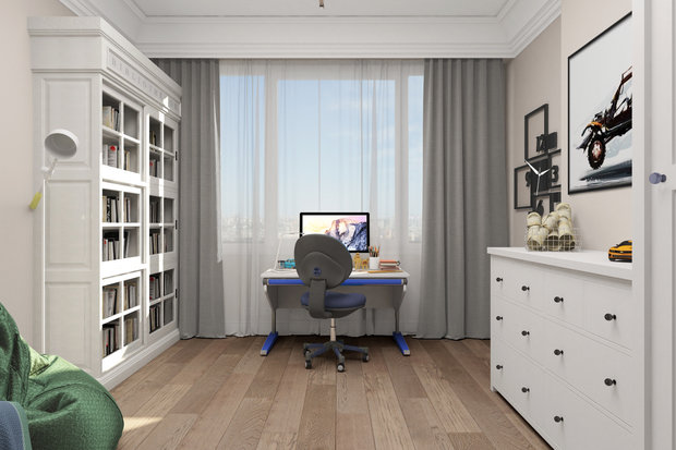 Фото из портфолио Квартира в ЖК Триколор – фотографии дизайна интерьеров на INMYROOM