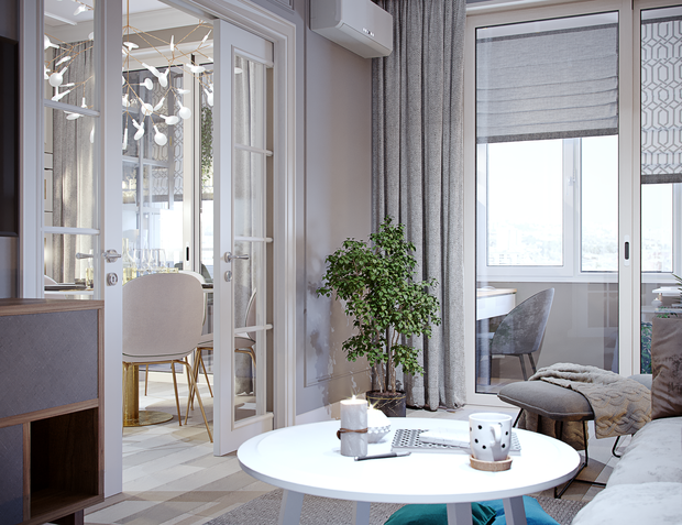 Фото из портфолио  Apartment «Gorod»  – фотографии дизайна интерьеров на INMYROOM