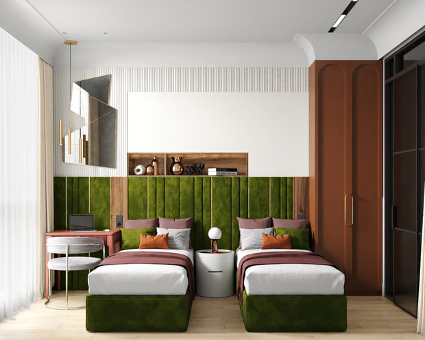 Фото из портфолио Апартаменты в апарт-отеле – фотографии дизайна интерьеров на INMYROOM