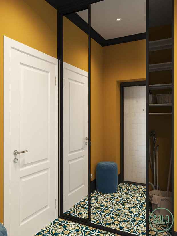 Фото из портфолио Яркая сталинка – фотографии дизайна интерьеров на INMYROOM