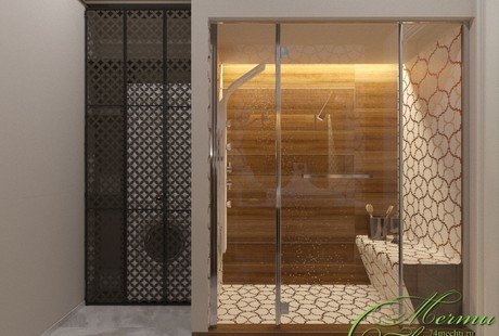 Ванные интерьеры в стиле ар-деко