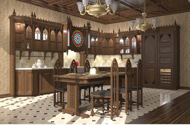 Фото из портфолио Коллекция Готика – фотографии дизайна интерьеров на INMYROOM