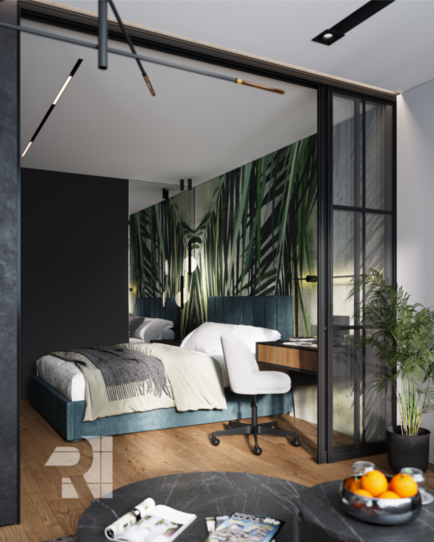 Фото из портфолио Евродвушка в современном стиле – фотографии дизайна интерьеров на INMYROOM