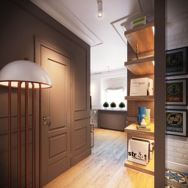 Фото из портфолио Небольшая квартира в центре Петербурга – фотографии дизайна интерьеров на INMYROOM