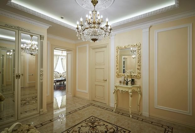 Фото из портфолио Квартира в ЖК «Континенталь» - Роскошный замок для троих – фотографии дизайна интерьеров на INMYROOM