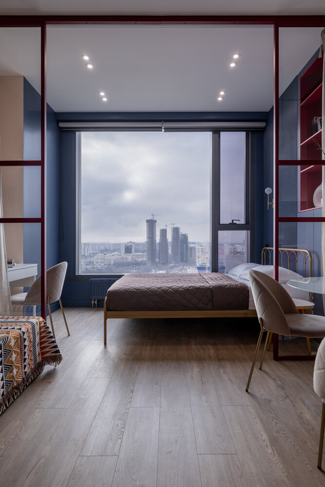 Фотография: Спальня в стиле Современный, Малогабаритная квартира, Квартира, Студия, Проект недели, Москва, Монолитный дом, до 40 метров, Дарья Големинова – фото на INMYROOM Фотография: Спальня в стиле Современный, Малогабаритная квартира, Квартира, Студия, Проект недели, Москва, Монолитный дом, до 40 метров, Дарья Големинова – фото на INMYROOM