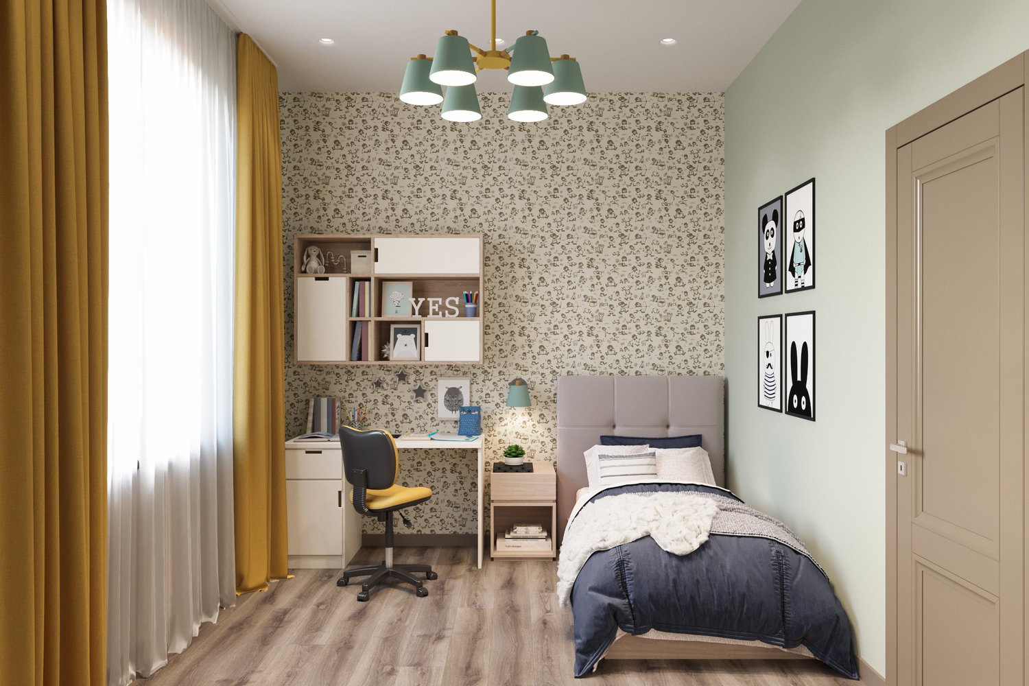 Фото из портфолио Квартира 90 кв.м. в современном стиле в ЖК Дом в Мнёвниках – фотографии дизайна интерьеров на INMYROOM Фото из портфолио Квартира 90 кв.м. в современном стиле в ЖК Дом в Мнёвниках – фотографии дизайна интерьеров на INMYROOM