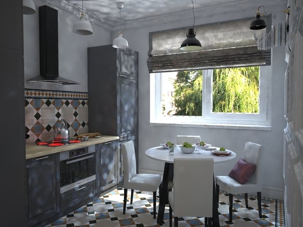 Фотография: Кухня и столовая в стиле Прованс и Кантри – фото на INMYROOM