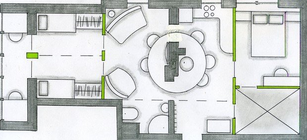 Фото из портфолио Мои перепланировки – фотографии дизайна интерьеров на INMYROOM