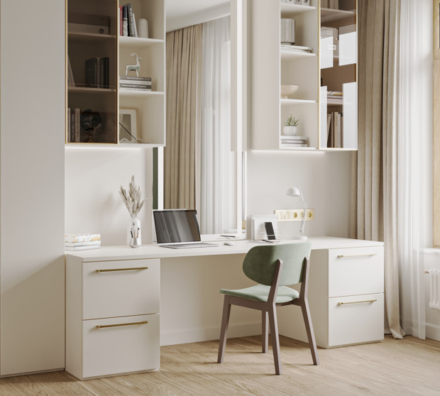 Фото из портфолио Дизайн-проект квартиры в ЖК «Avant (Авант)» в стиле неоклассика – фотографии дизайна интерьеров на INMYROOM