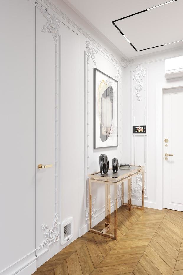 Фото из портфолио Воздушная современная классика в ЖК Матч Пойнт – фотографии дизайна интерьеров на INMYROOM