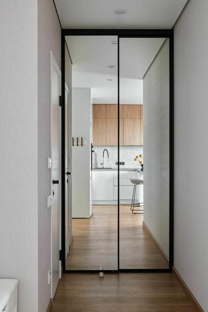 Фотография: Прихожая в стиле Современный, Минимализм, Малогабаритная квартира, Квартира, Проект дня, Краснодар, 2 комнаты, до 40 метров, Анна Чернова – фото на INMYROOM Фотография: Прихожая в стиле Современный, Минимализм, Малогабаритная квартира, Квартира, Проект дня, Краснодар, 2 комнаты, до 40 метров, Анна Чернова – фото на INMYROOM