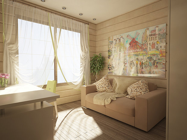Фото из портфолио Баня-временный дом – фотографии дизайна интерьеров на INMYROOM