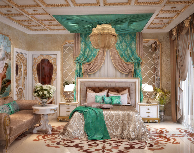 Фото из портфолио Элегантная роскошь в дизайне спальни - 3D визуализация – фотографии дизайна интерьеров на INMYROOM