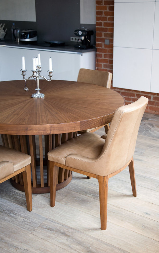 Фотография: Кухня и столовая в стиле Лофт, Квартира, Проект недели, Сталинка, 4 и больше, Более 90 метров, Ольга Боровикова, Ирина Николаева, Студия Art-B.O.S, энциклопедия_интерьер – фото на INMYROOM