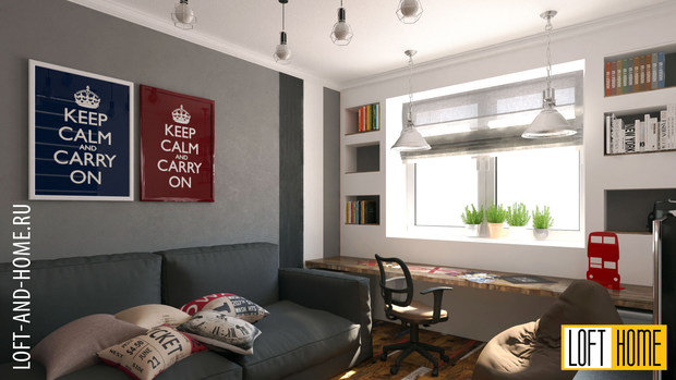 Фото из портфолио Квартира, 108м2 – фотографии дизайна интерьеров на INMYROOM