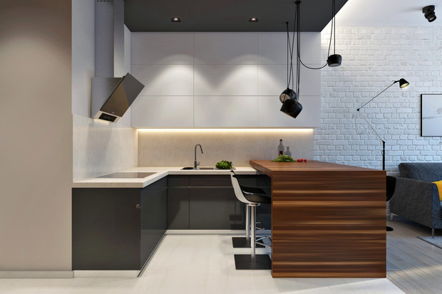 Фотография: Кухня и столовая в стиле Лофт, Гид, Никита Зуб, Михаил Новинский, Маргарита Рассказова, Саша Мершиев, Ольга Зарецких, Тор-Ард, Анна Смолякова – фото на INMYROOM