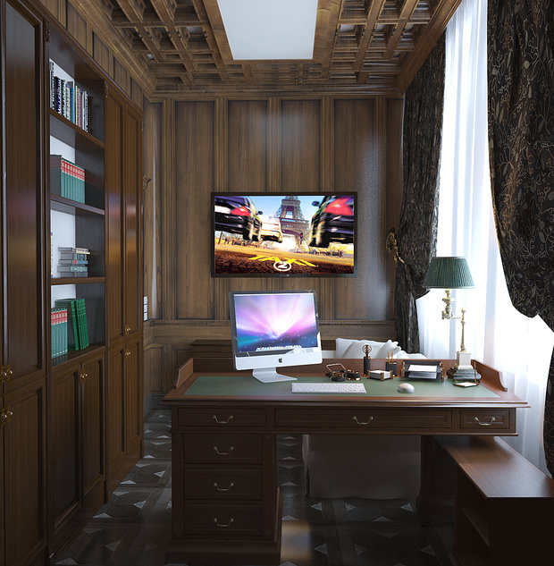 Фото из портфолио Кабинет – фотографии дизайна интерьеров на INMYROOM