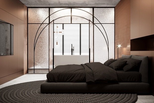 Фото из портфолио Белая или черная спальня? – фотографии дизайна интерьеров на INMYROOM