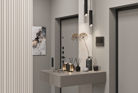 Дизайн интерьера прихожей в ЖК Fresh (Фреш) 92 м кв. от Yarasheva Studio Design