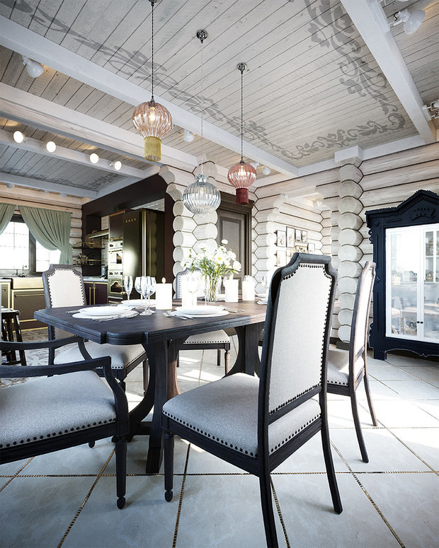 Фотография: Кухня и столовая в стиле Прованс и Кантри, Дом, Проект недели, Дом и дача, Ирина Васильева, 4 и больше, Более 90 метров, Егорьевск – фото на INMYROOM