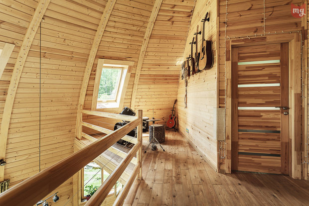 Фотография: Прочее в стиле Эко, Прованс и Кантри, Современный, Дом, Россия, Проект недели, Дом и дача, Герой InMyRoom, деревянный дом, Королев, каркасный дом, Скайдом.рф, Скайдом – фото на INMYROOM