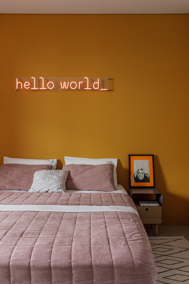 Фотография: Спальня в стиле Современный, Минимализм, Квартира, Проект недели, Ростов-на-Дону, 2 комнаты, 40-60 метров, Виктория Глаз – фото на INMYROOM