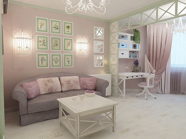 Фото из портфолио Квартира в стиле прованс – фотографии дизайна интерьеров на INMYROOM