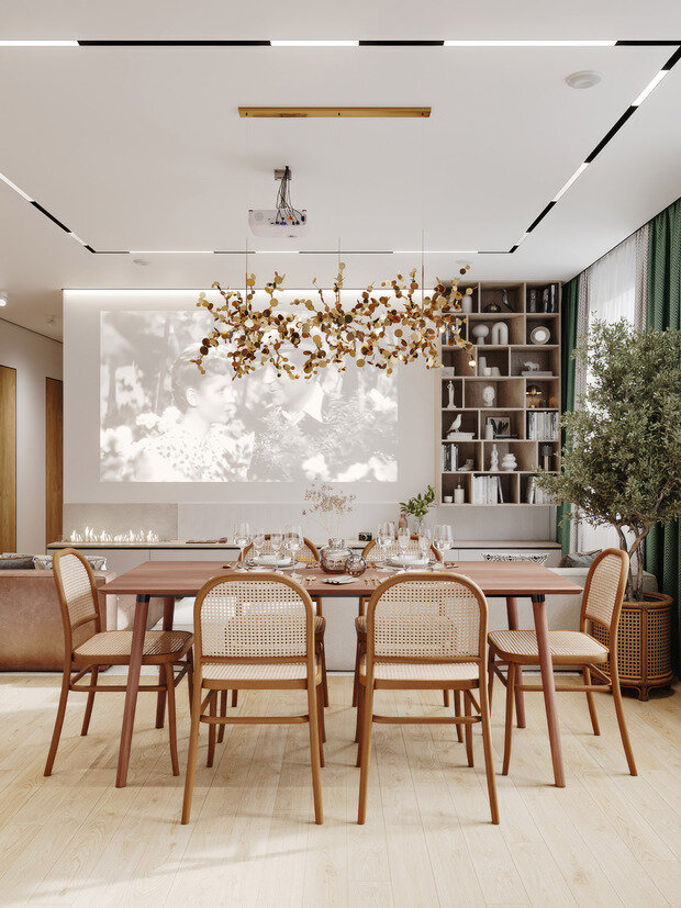 Фотография: Кухня и столовая в стиле Современный, Эклектика, Эко, Бохо, Прихожая, Квартира, Проект дня, Санкт-Петербург, Юлия Чернова, 4 и больше, 60-90 метров – фото на INMYROOM