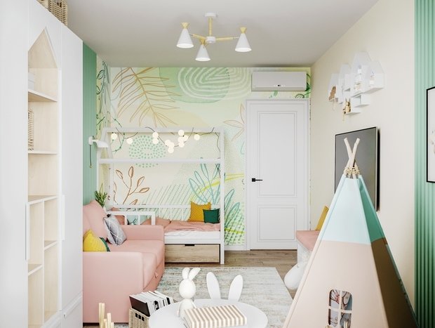 Фото из портфолио Детская "Леденцы" – фотографии дизайна интерьеров на INMYROOM