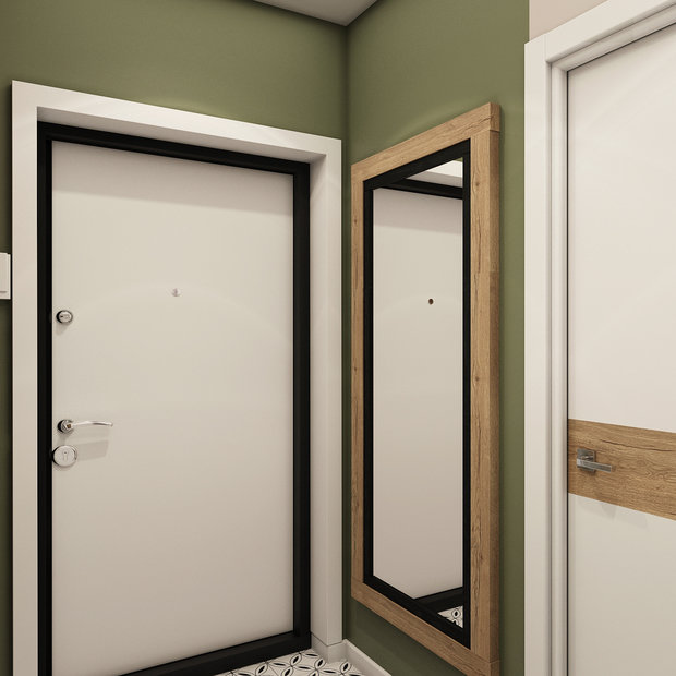 Фото из портфолио Квартира 65,1 м2 (2021) – фотографии дизайна интерьеров на INMYROOM