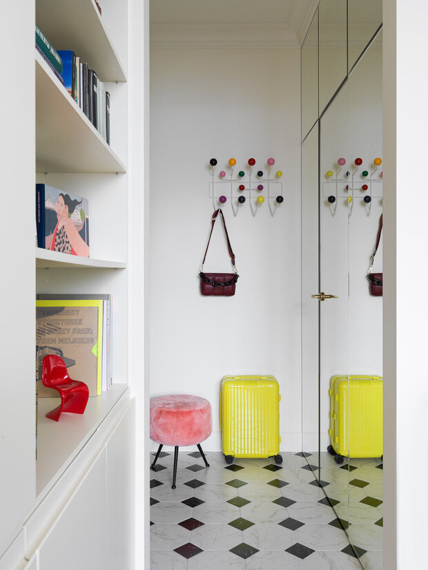 Фотография: Прихожая в стиле Современный, Эклектика, Квартира, Проект дня, Москва, 2 комнаты, 40-60 метров, Катя Чистова – фото на INMYROOM