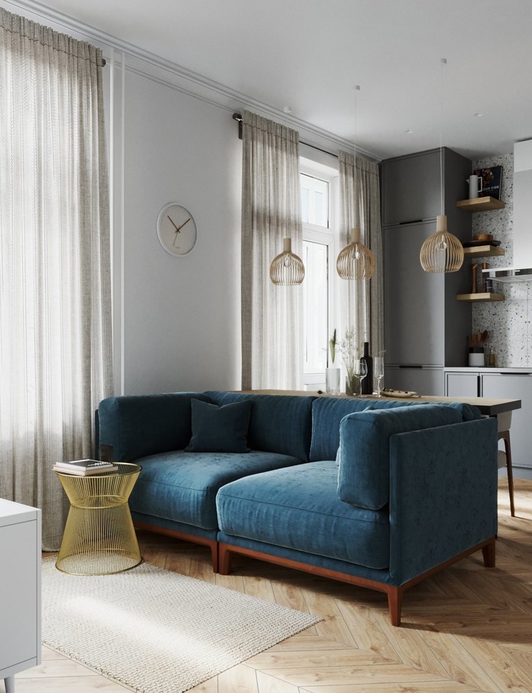 Фотография: Гостиная в стиле Современный, Квартира, Студия, Проект дня, Красногорск, до 40 метров, Мария Синельникова – фото на INMYROOM Фотография: Гостиная в стиле Современный, Квартира, Студия, Проект дня, Красногорск, до 40 метров, Мария Синельникова – фото на INMYROOM