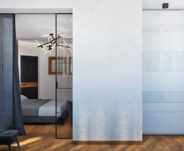 Фото из портфолио Микс фактур для спальни – фотографии дизайна интерьеров на INMYROOM