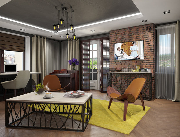 Фото из портфолио 50 оттенков серого – фотографии дизайна интерьеров на INMYROOM