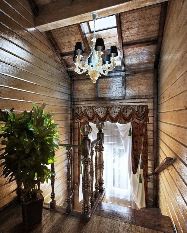 Фото из портфолио Деревянный дом с изразцами – фотографии дизайна интерьеров на INMYROOM