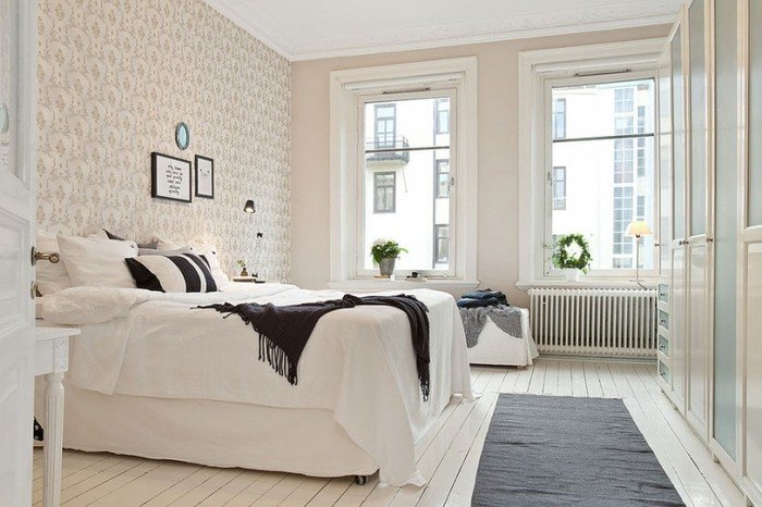 Фотография: Спальня в стиле Скандинавский, Современный, Цвет в интерьере – фото на INMYROOM