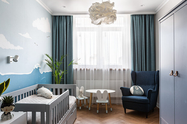 Фотография: Детская в стиле Современный, Квартира, Проект недели, Санкт-Петербург, Монолитный дом, 3 комнаты, Более 90 метров, Designer Zdes – фото на INMYROOM