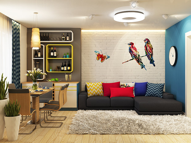 Фото из портфолио Квартира для большой семьи – фотографии дизайна интерьеров на INMYROOM