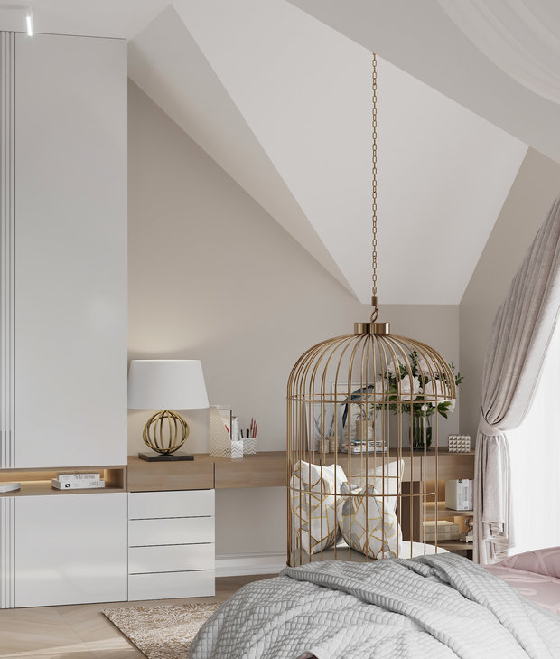 Фото из портфолио Детская "Весенний сад" – фотографии дизайна интерьеров на INMYROOM