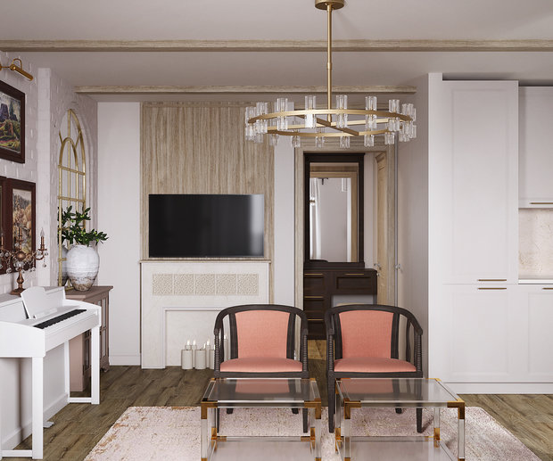 Фото из портфолио "Маленькая Италия "  квартира г.Москва  – фотографии дизайна интерьеров на INMYROOM