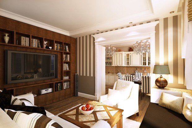 Фото из портфолио Квартира 130 кв.м. в ЖК "Триумф-Палас" – фотографии дизайна интерьеров на INMYROOM