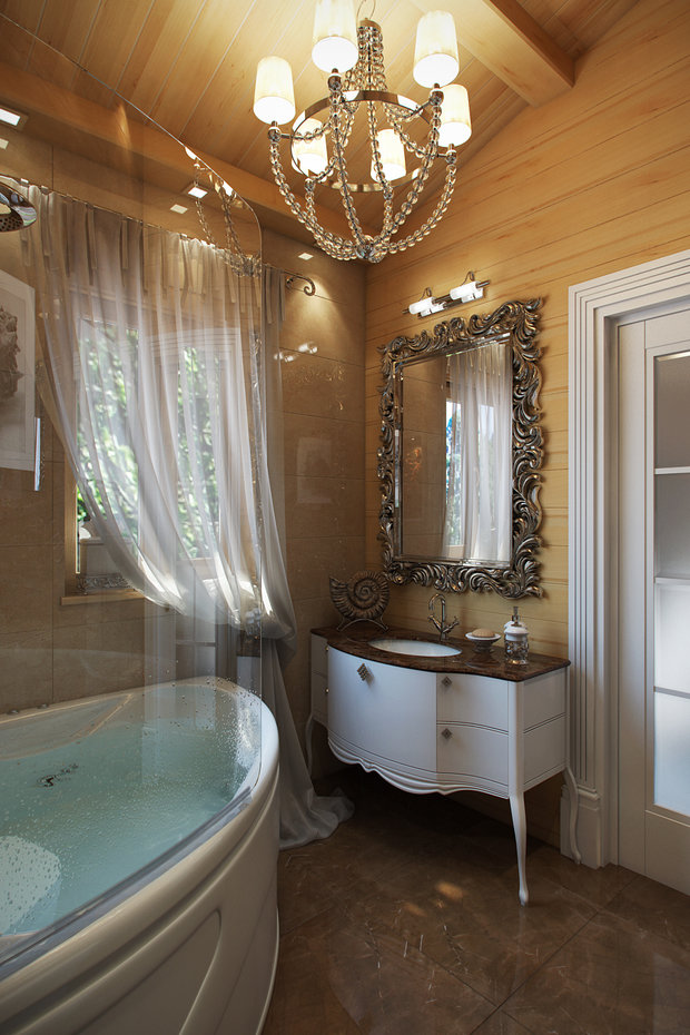 Фото из портфолио Загородный дом – фотографии дизайна интерьеров на INMYROOM