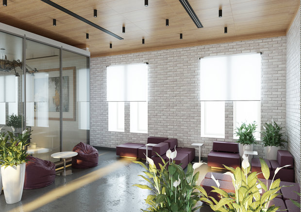 Фото из портфолио Дизайн офиса 450 кв.м. – фотографии дизайна интерьеров на INMYROOM