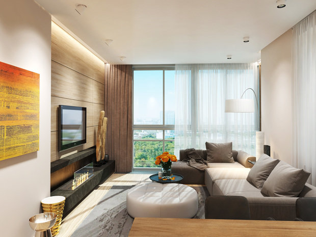 Фото из портфолио Квартира в ЖК "Чемпион парк" – фотографии дизайна интерьеров на INMYROOM