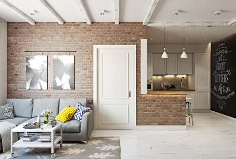 Модная маленькая квартира