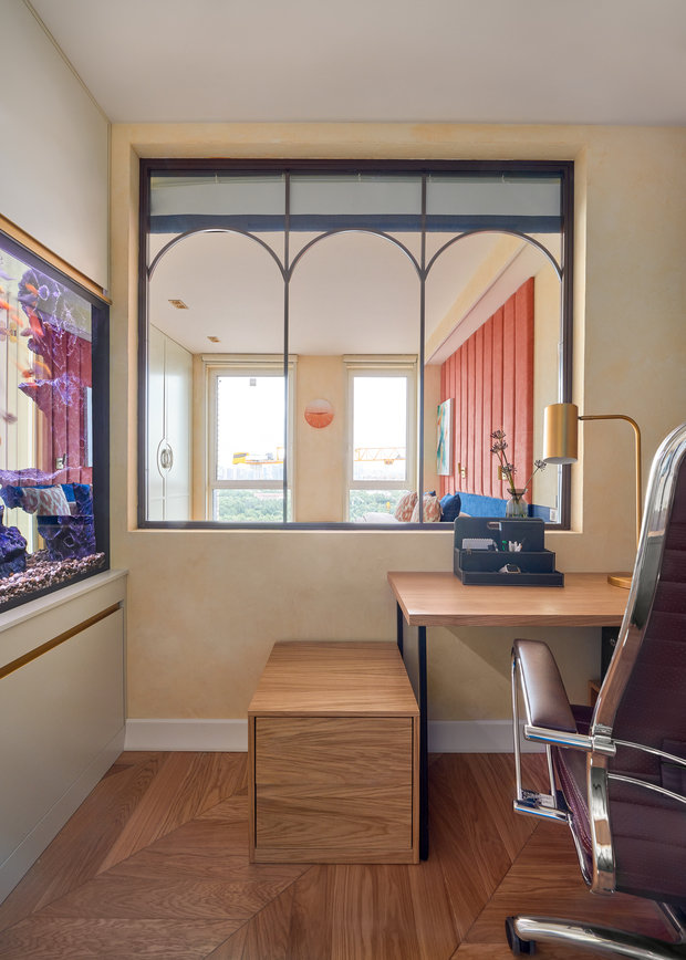 Фотография: Кабинет в стиле Современный, Квартира, Проект недели, Москва, 4 и больше, Более 90 метров, Евгения Ивлиева – фото на INMYROOM