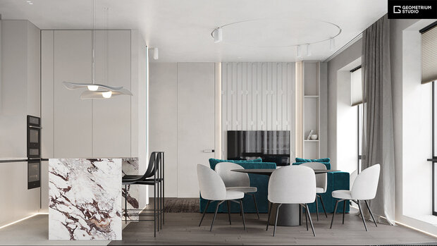 Фото из портфолио Welton 58 м2 – фотографии дизайна интерьеров на INMYROOM