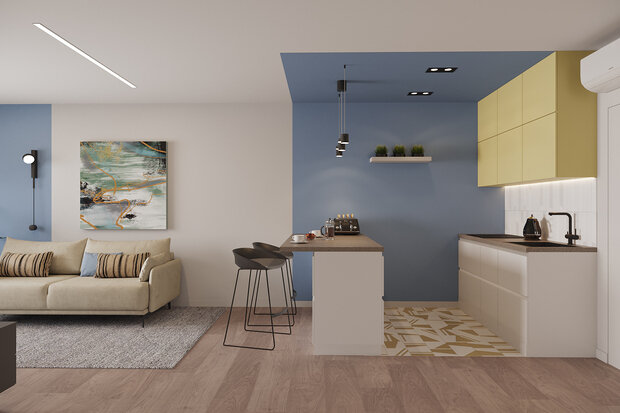 Фото из портфолио ЖК Руставели – фотографии дизайна интерьеров на INMYROOM